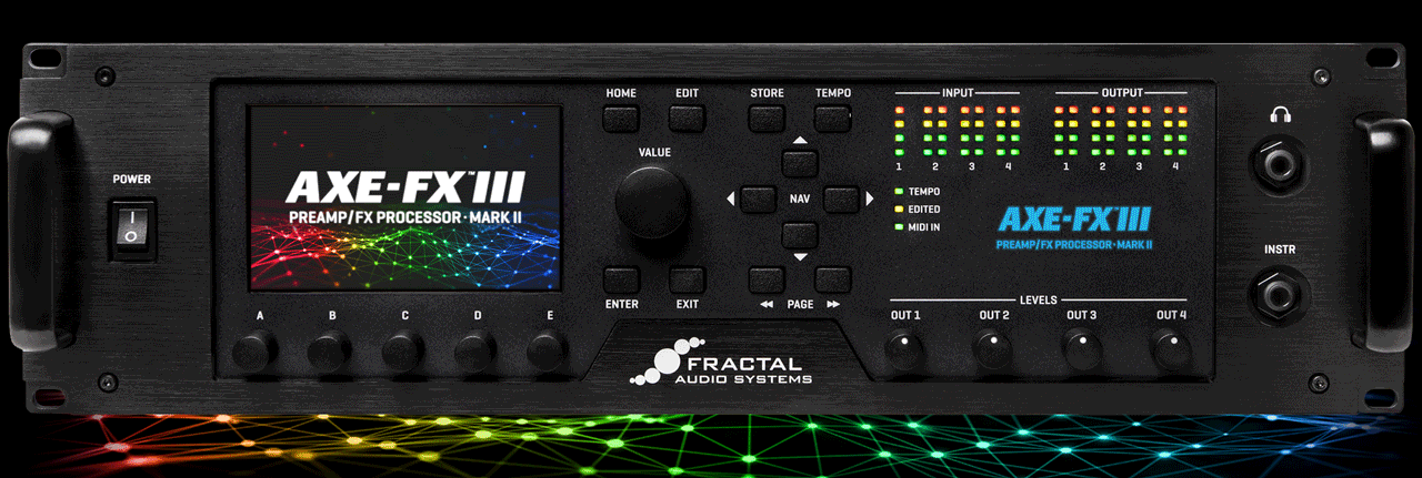 Fractal Audio Axe-FX III Preamp Effects Processor with FC-6 Foot ControllerAxe FXIII + FC6 - Zoso Music