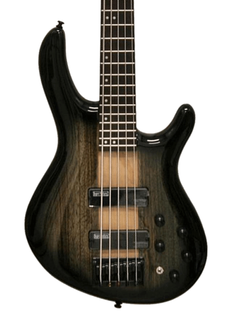Cort C5 Plus ZBMH 5 String Electric Bass With Bag Trans Black Burst | CORT , Zoso Music