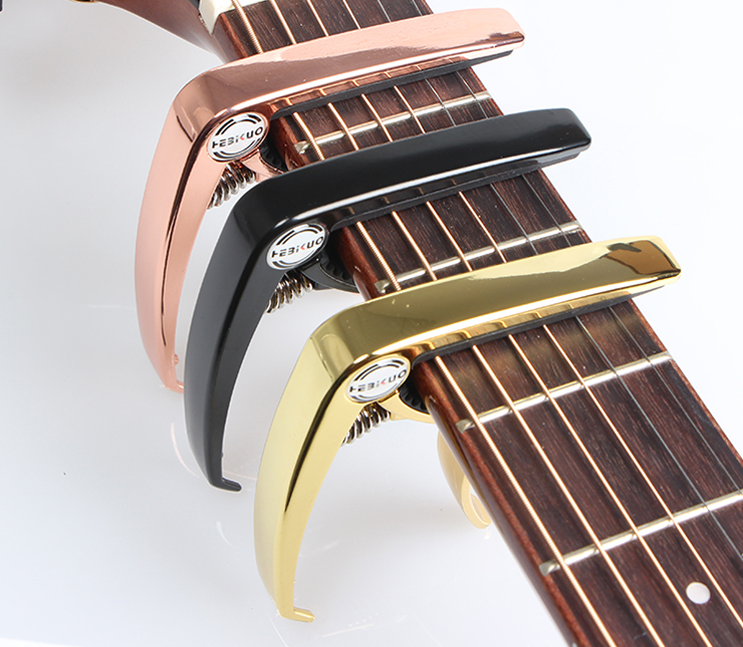 Hebikuo Alloy Guitar Capo with Built in Bridge End Pin Puller Guitar Ukulele |  HEBIKUO |  CAPO |  Zoso Music