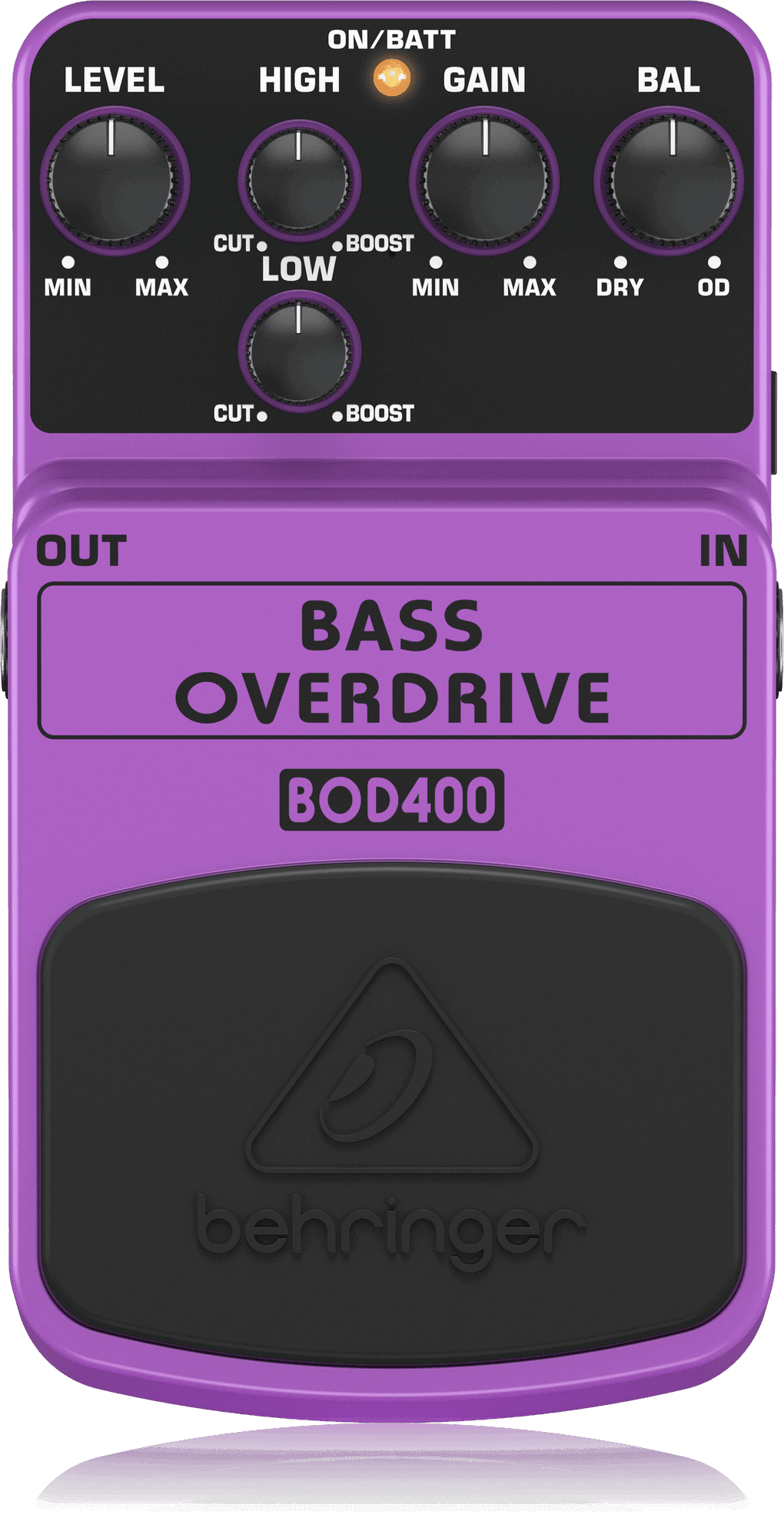 Behringer BOD400 Authentic Tube-Sound Bass Overdrive Effects Pedal | BEHRINGER , Zoso Music