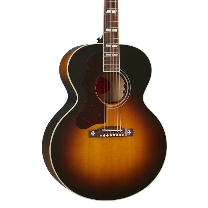 Gibson J-185 Original (Left-handed) Acoustic Guitar, Vintage Sunburst