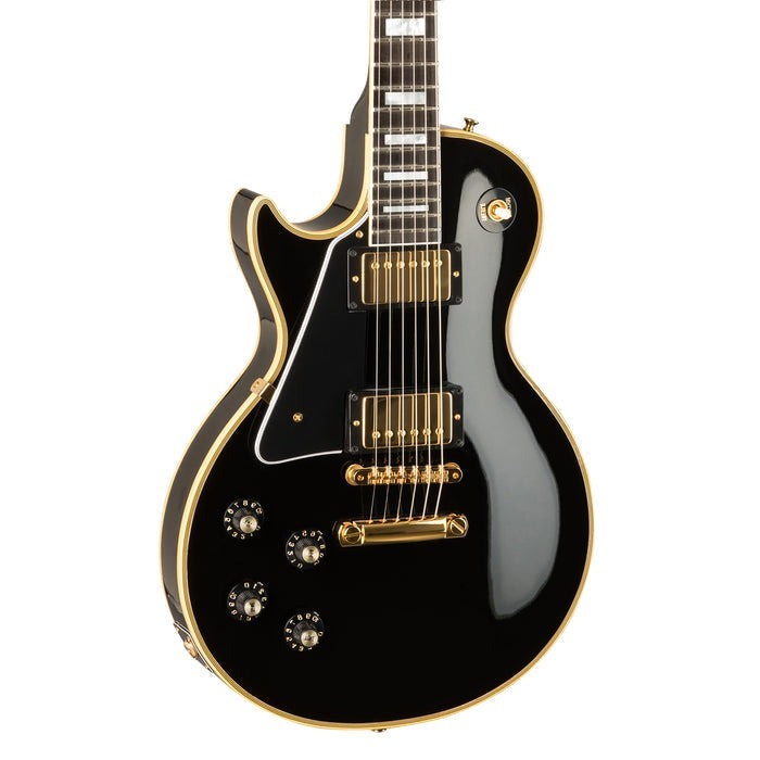 Gibson 1968 Les Paul Custom Reissue Gloss (Left-handed) Electric Guitar, Ebony
