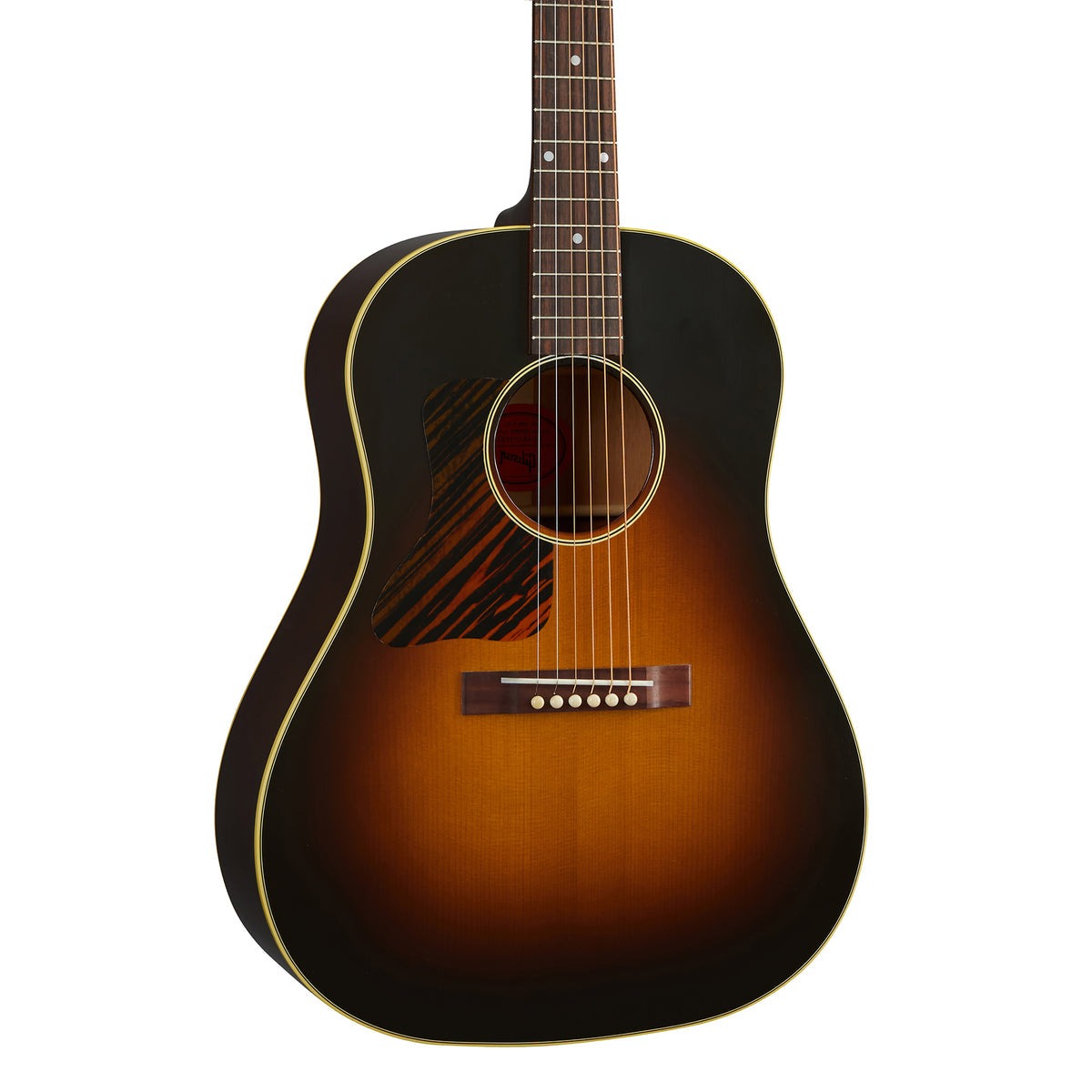 Gibson 1936 J-35 (Left-handed) Acoustic Guitar,  Vintage Sunburst (CSRS3536VSL)