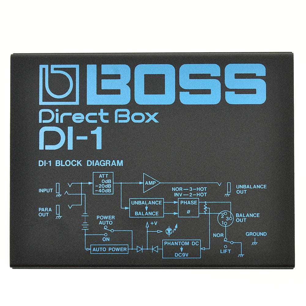 BOSS DI-1 DIRECT BOX | BOSS , Zoso Music