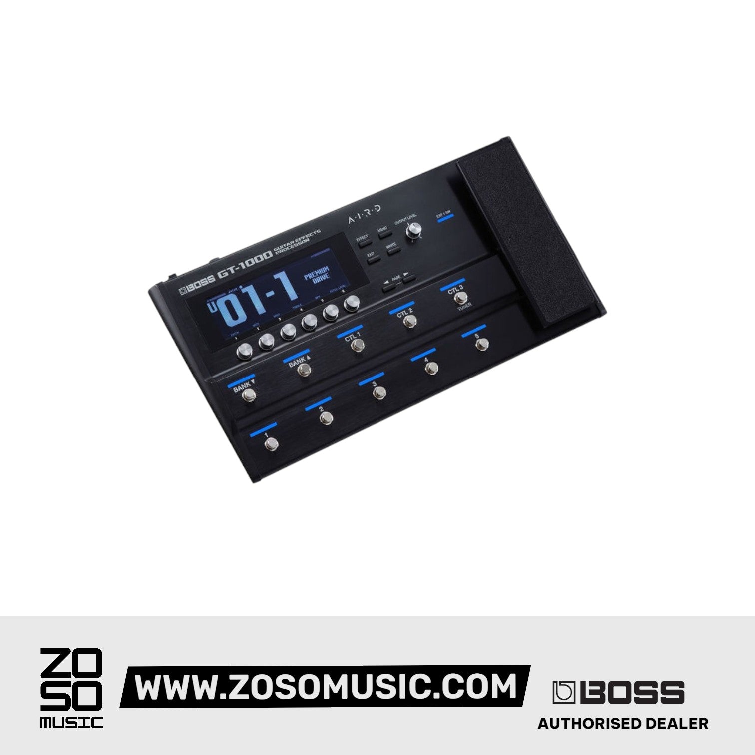 BOSS GT1000 MULTI-EFFECTS GUITAR PEDAL | BOSS , Zoso Music