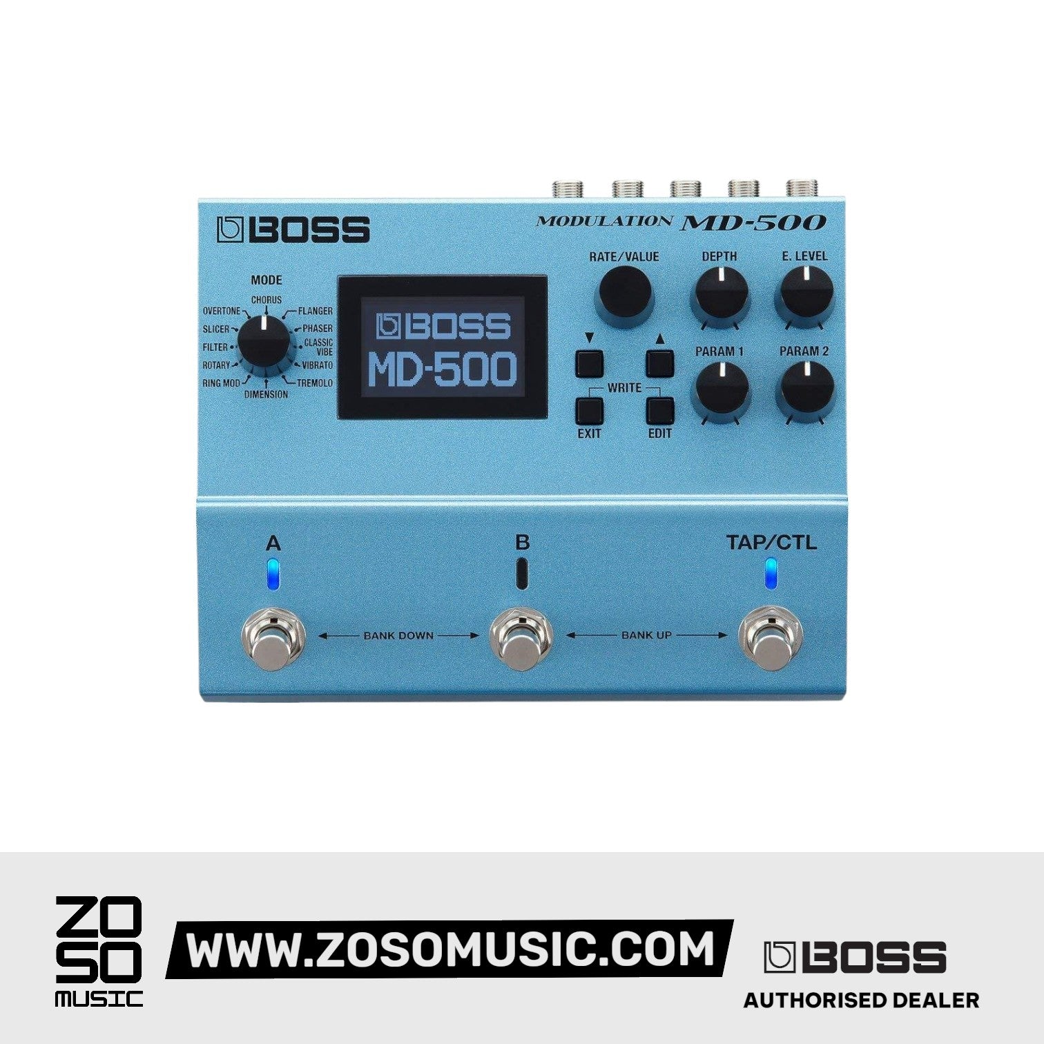 BOSS MD-500 MONSTER MOD MACHINE MODULATION GUITAR PEDAL | BOSS , Zoso Music