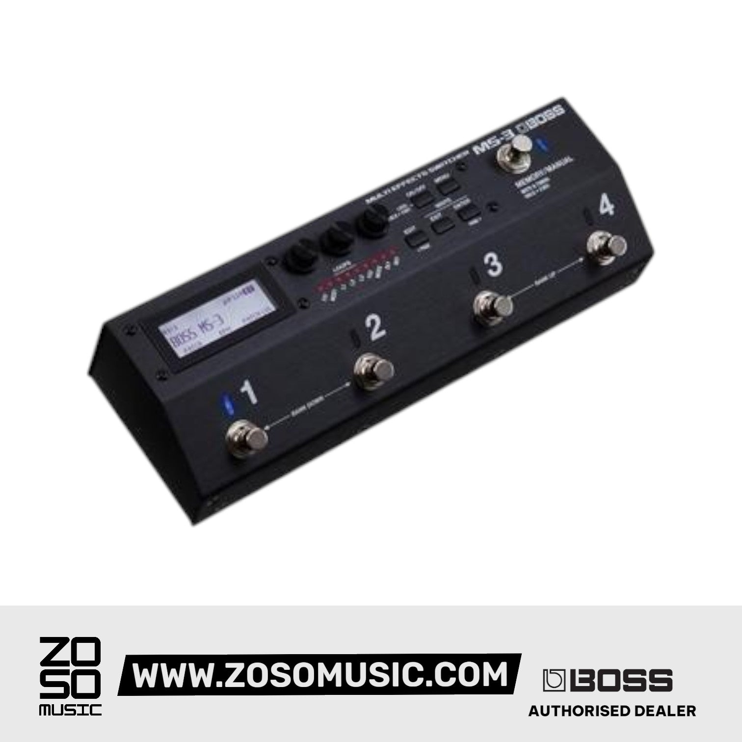 BOSS MS-3 MULTI EFFECTS SWITCHER GUITAR PEDAL | BOSS , Zoso Music