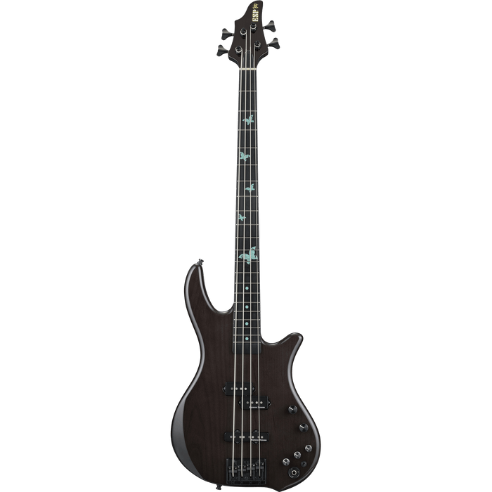 ESP Original BOTTOM BUMP PJ NANAMI - See Thru Black [MIJ - Made in Japan] |  ESP |  BASS GUITAR |  Zoso Music