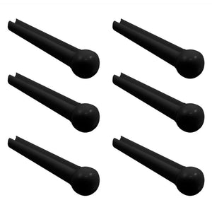 ALLPARTS BP-0676-023 Bridge Pins Black | Zoso Music Sdn Bhd