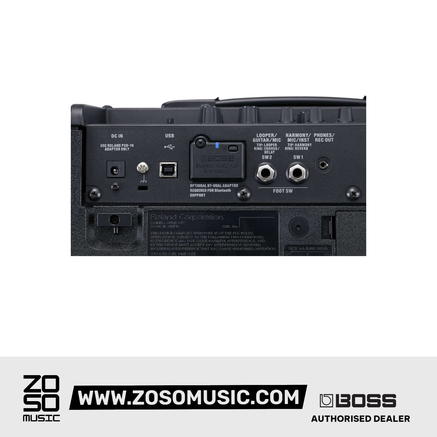 Boss BT-Dual - Bluetooth Audio MIDI Dual Adapter