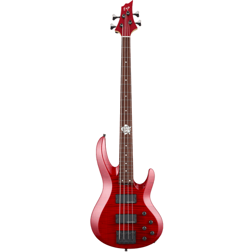 ESP Original BTL ROSELIA LISA - See Thru Red [MIJ - Made in Japan] |  ESP |  BASS GUITAR |  Zoso Music
