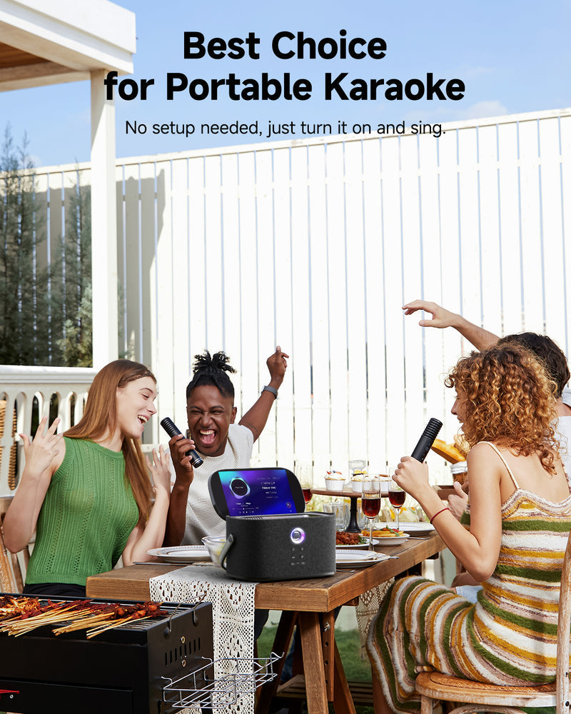 Ikarao Shell S2 Portable Karaoke Machine |  IKARAO |  BLUETOOTH KARAOKE SPEAKER |  Zoso Music