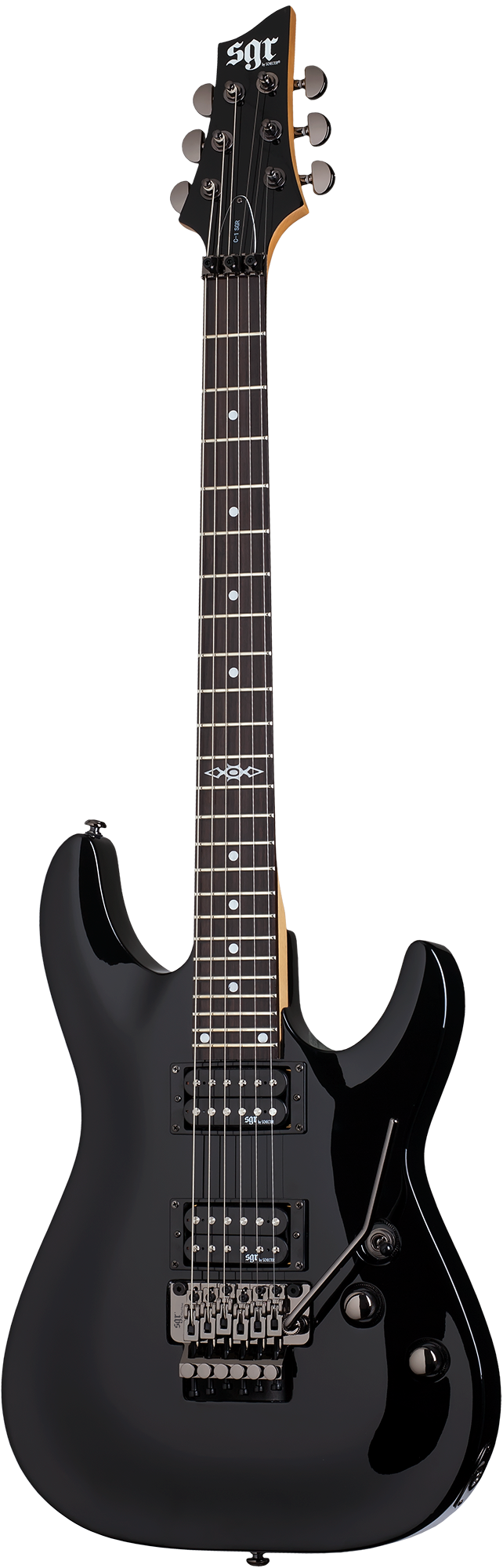 Schecter SGR C-1 FR Electric Guitar - Gloss Black