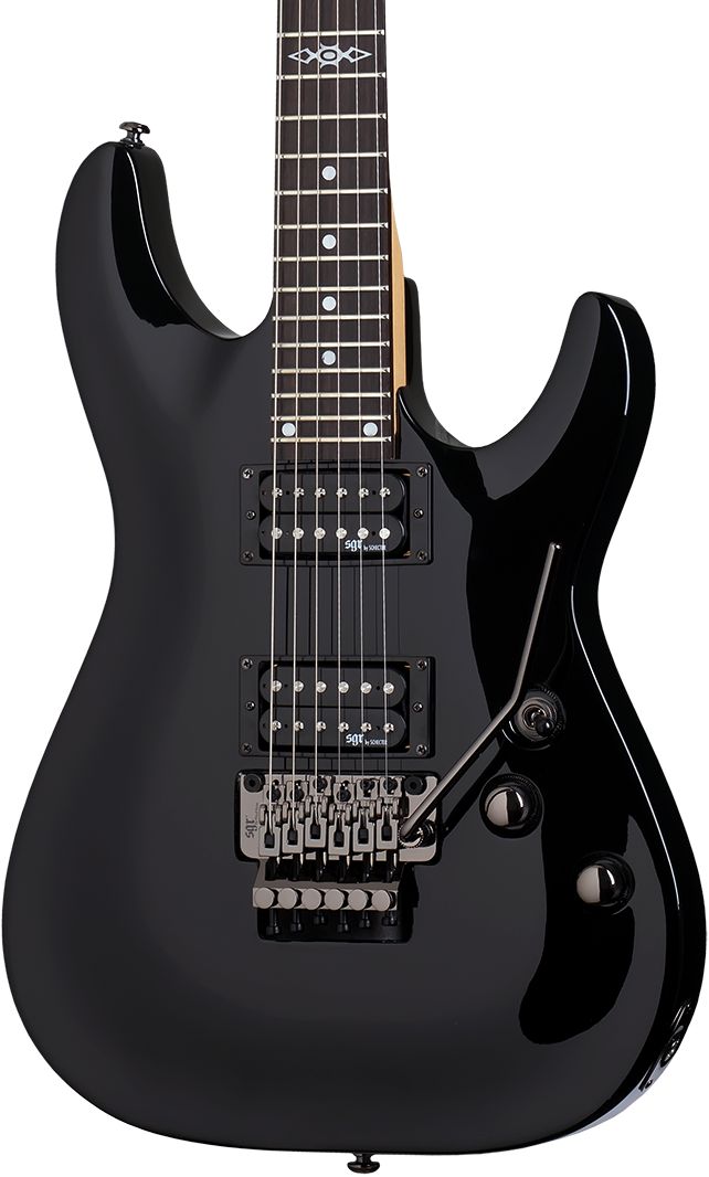 Schecter SGR C-1 FR Electric Guitar - Gloss Black | Zoso Music Sdn Bhd