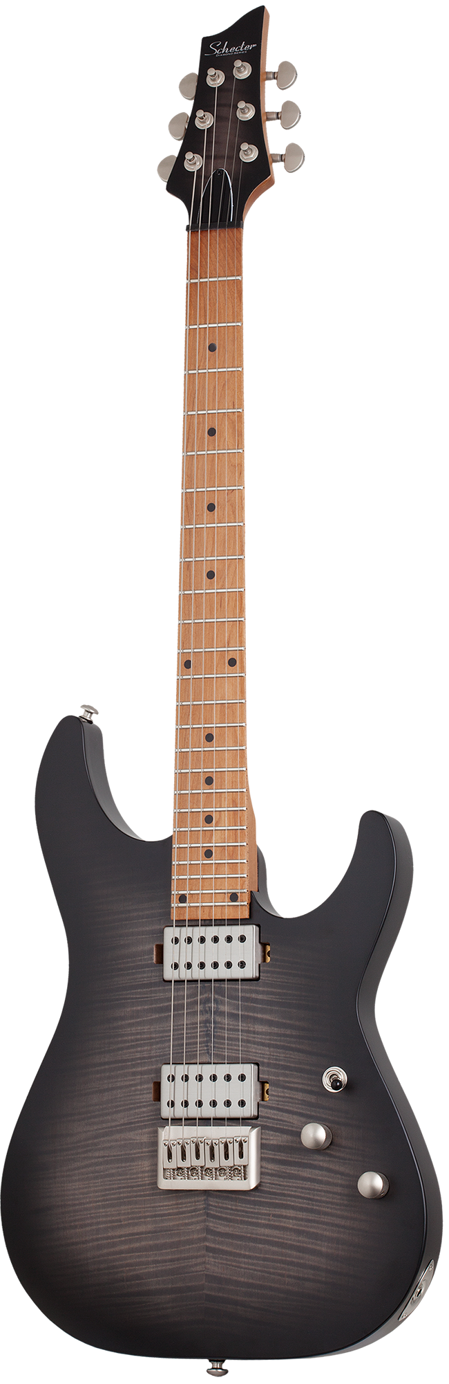 Schecter C-1 Standard Plus Electric Guitar - Trans Black Burst