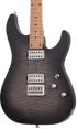 Schecter C-1 Standard Plus Electric Guitar - Trans Black Burst | Zoso Music Sdn Bhd