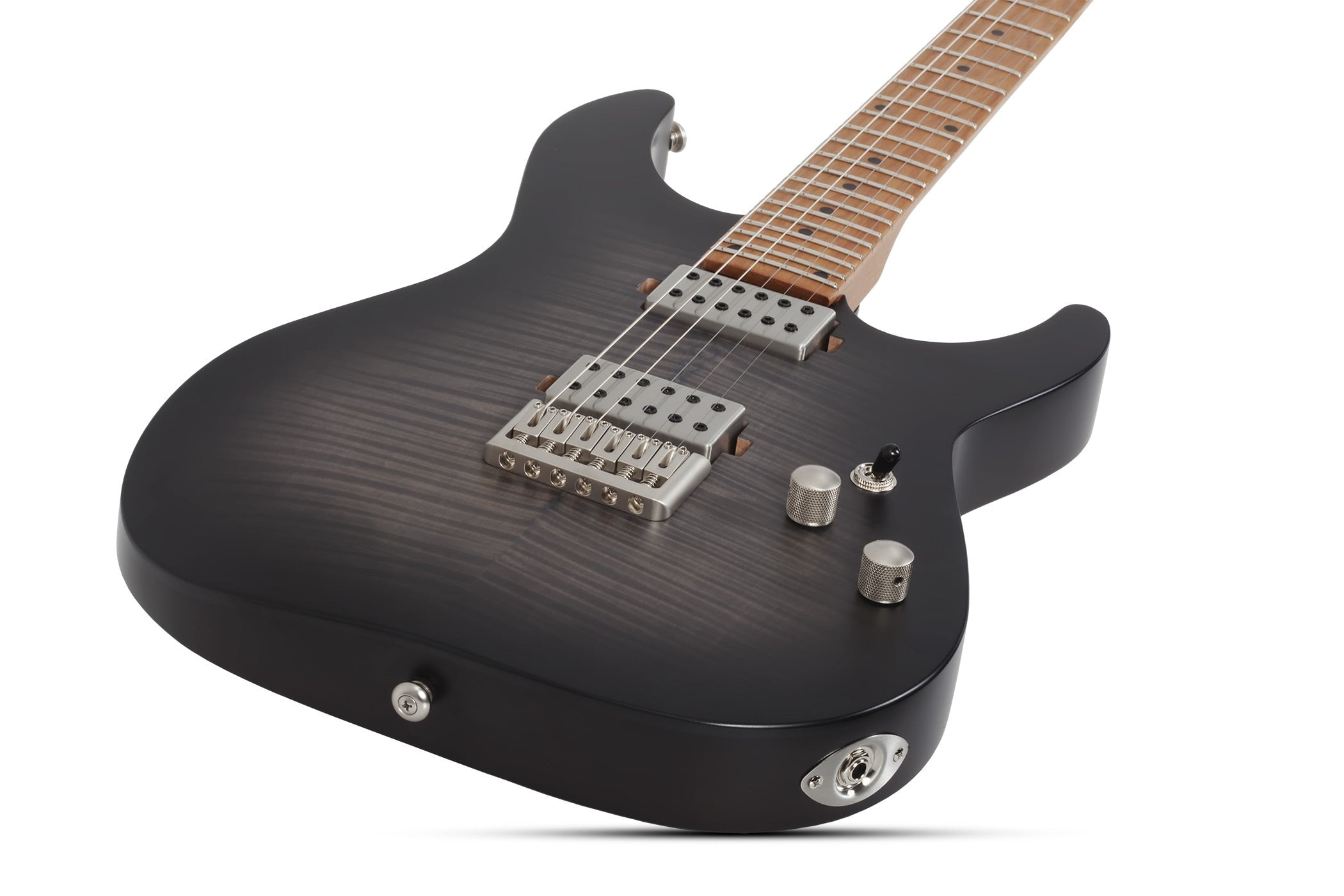 Schecter C-1 Standard Plus Electric Guitar - Trans Black Burst