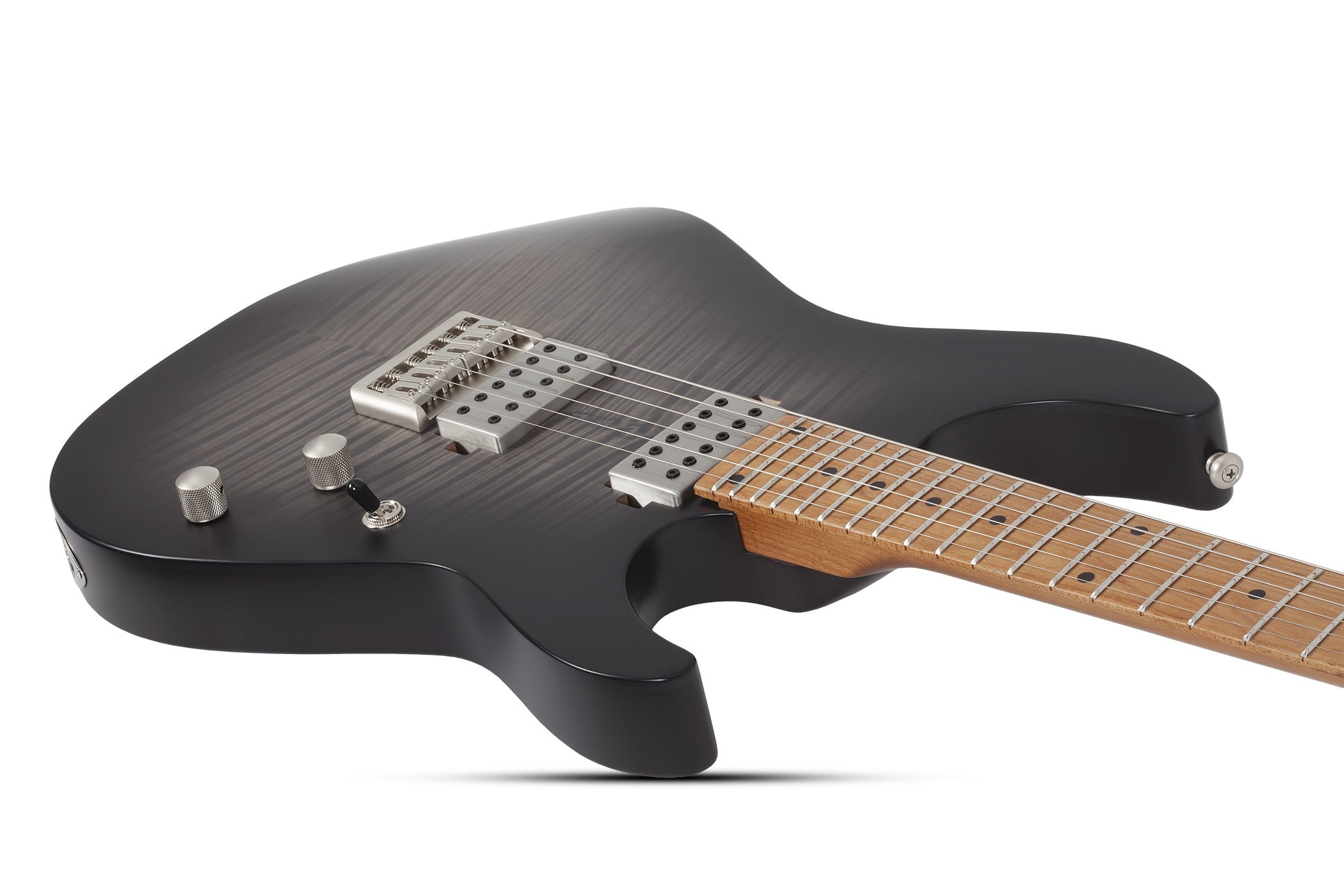 Schecter C-1 Standard Plus Electric Guitar - Trans Black Burst