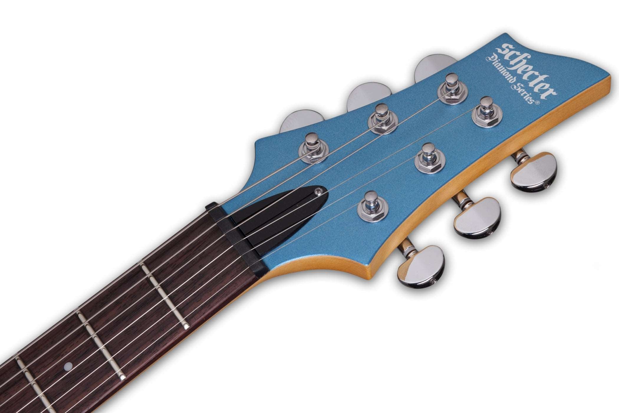 SCHECTER C-6 DELUXE ELECTRIC GUITAR- SATIN METALLIC LIGHT BLUE (431) MADE IN INDONESIA, SCHECTER, ELECTRIC GUITAR, schecter-electric-guitar-c-6-deluxe-sm, ZOSO MUSIC SDN BHD