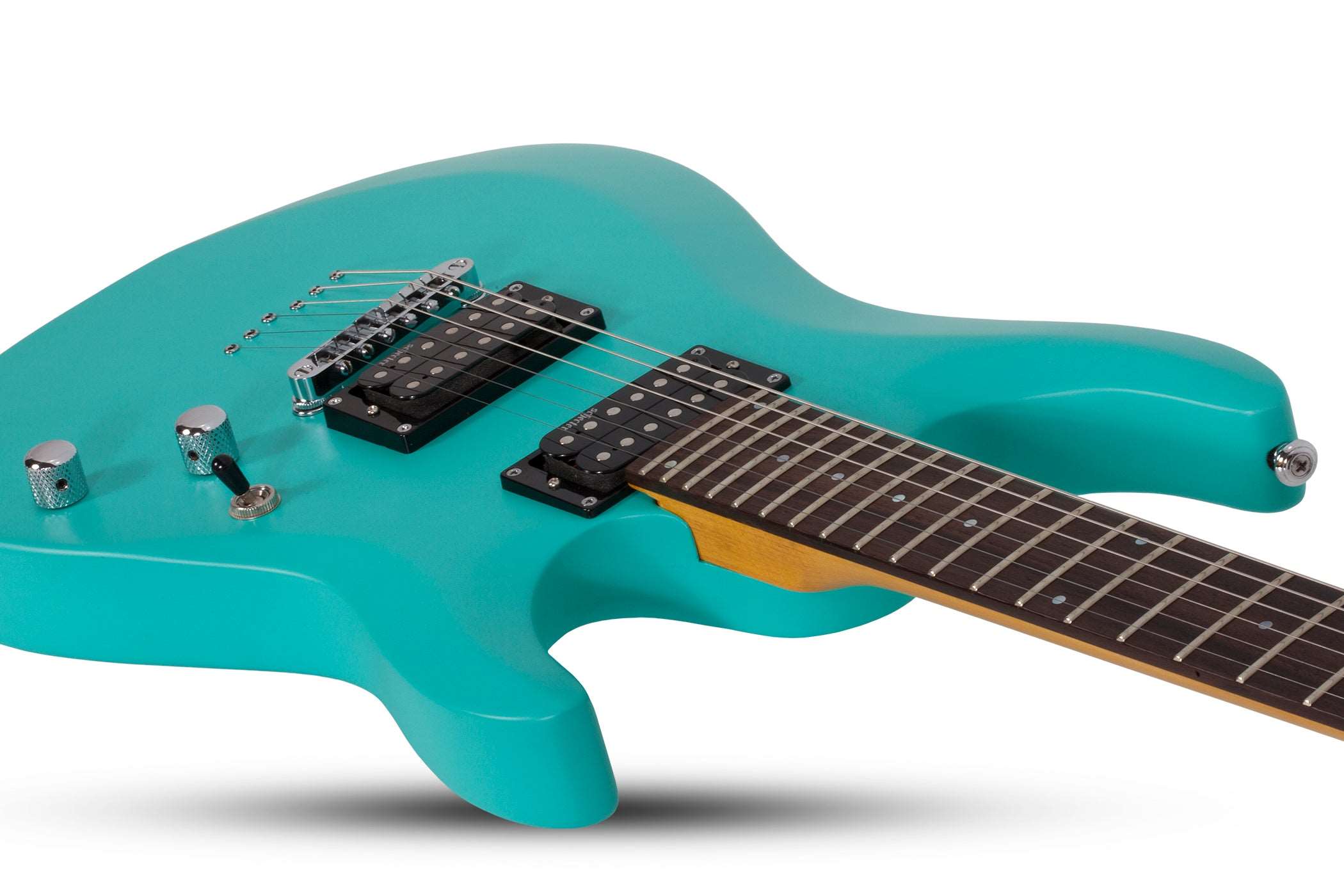 SCHECTER C-6 DELUXE ELECTRIC GUITAR- SATIN AQUA (428) MADE IN INDONESIA, SCHECTER, ELECTRIC GUITAR, schecter-electric-guitar-c-6-deluxe-sa, ZOSO MUSIC SDN BHD