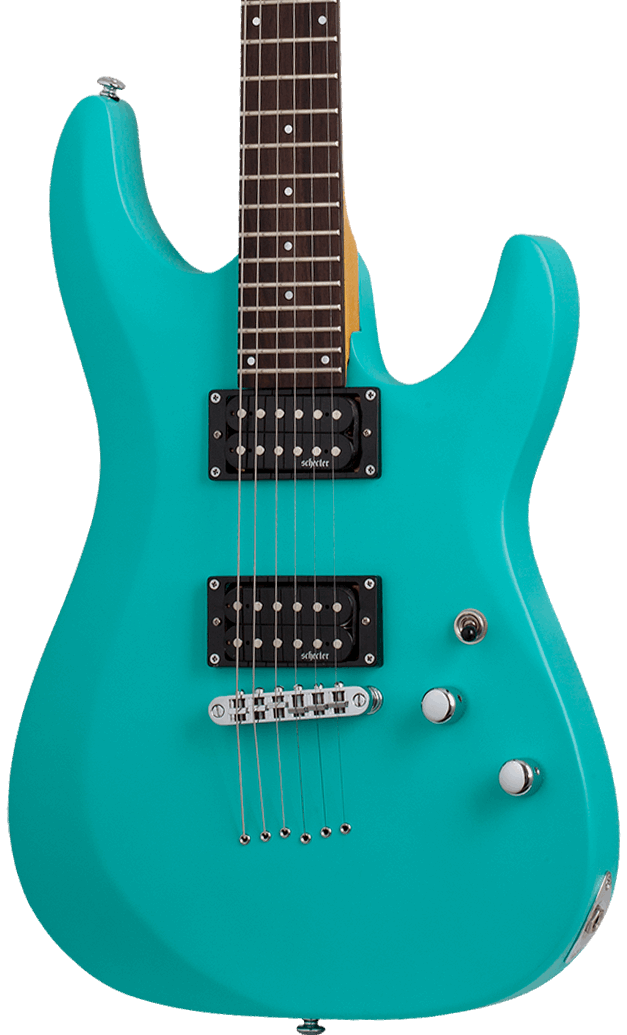 SCHECTER C-6 DELUXE ELECTRIC GUITAR- SATIN AQUA (428) MADE IN INDONESIA, SCHECTER, ELECTRIC GUITAR, schecter-electric-guitar-c-6-deluxe-sa, ZOSO MUSIC SDN BHD