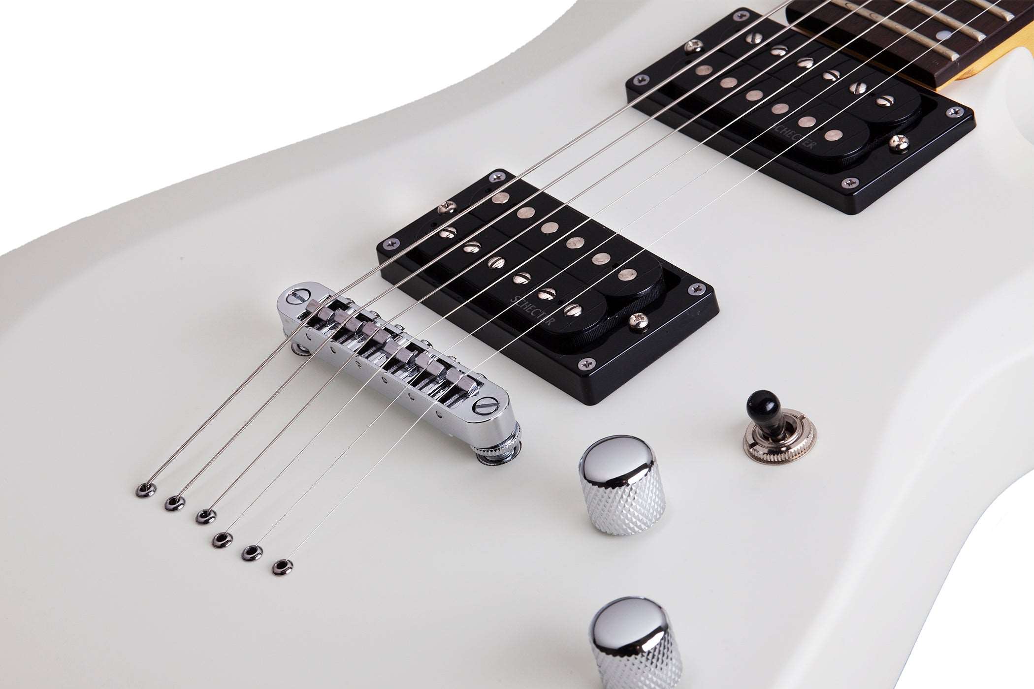 SCHECTER C-6 DELUXE ELECTRIC GUITAR - SATIN WHITE (432) MADE IN INDONESIA, SCHECTER, ELECTRIC GUITAR, schecter-electric-guitar-c-6-deluxe-sw, ZOSO MUSIC SDN BHD