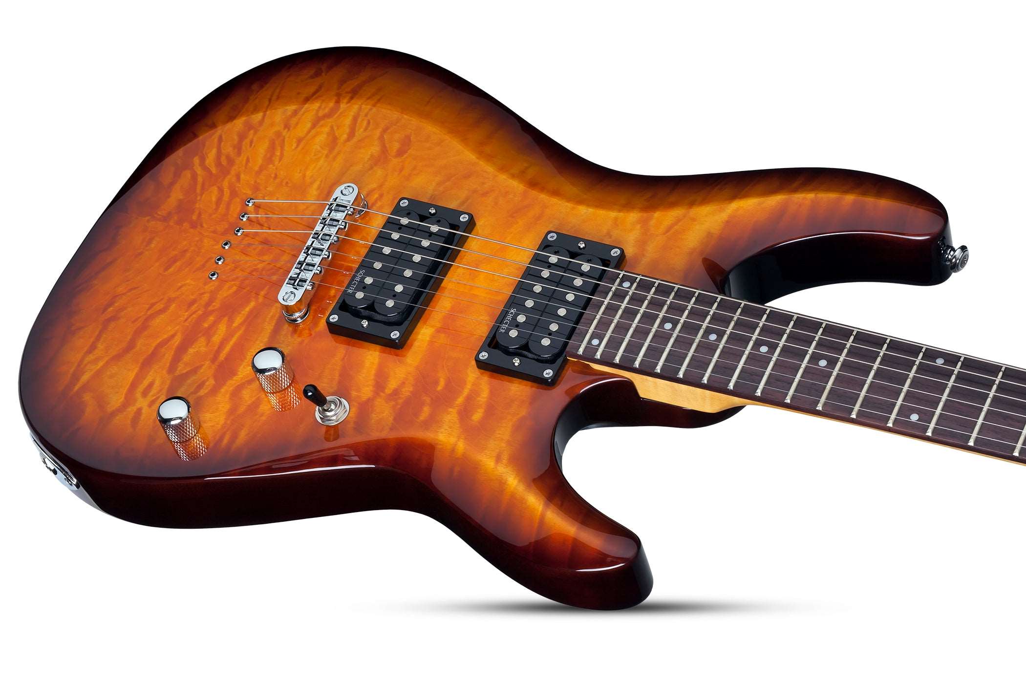 SCHECTER C-6 PLUS ELECTRIC GUITAR - VINTAGE SUNBURST (444) MADE IN INDONESIA, SCHECTER, ELECTRIC GUITAR, schecter-electric-guitar-c-6-plus-vs, ZOSO MUSIC SDN BHD