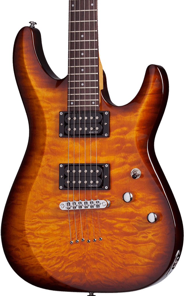 SCHECTER C-6 PLUS ELECTRIC GUITAR - VINTAGE SUNBURST (444) MADE IN INDONESIA, SCHECTER, ELECTRIC GUITAR, schecter-electric-guitar-c-6-plus-vs, ZOSO MUSIC SDN BHD