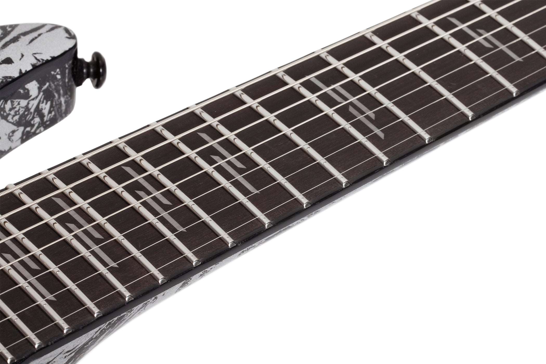 SCHECTER C-7 FLOYD ROSE-S SILVER MOUNTAIN 7-STRING ELECTRIC GUITAR - BLACK AND SILVER (1463) MADE IN KOREA, SCHECTER, ELECTRIC GUITAR, schecter-electric-guitar-c-7-frs-slvm7-bs, ZOSO MUSIC SDN BHD