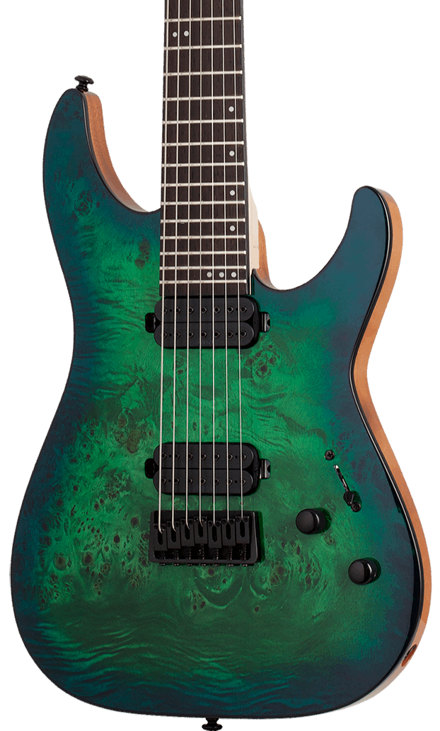 SCHECTER C-7 PRO ELECTRIC GUITAR - AQUA BURST (3638) MADE IN INDONESIA, SCHECTER, ELECTRIC GUITAR, schecter-electric-guitar-c-7-pro-ab, ZOSO MUSIC SDN BHD