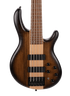 Cort C5 Plus OVMH 5-String Electric Bass With Bag Antique Brown Burst | CORT , Zoso Music