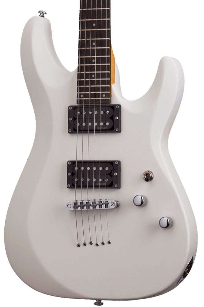 SCHECTER C-6 DELUXE ELECTRIC GUITAR - SATIN WHITE (432) MADE IN INDONESIA, SCHECTER, ELECTRIC GUITAR, schecter-electric-guitar-c-6-deluxe-sw, ZOSO MUSIC SDN BHD