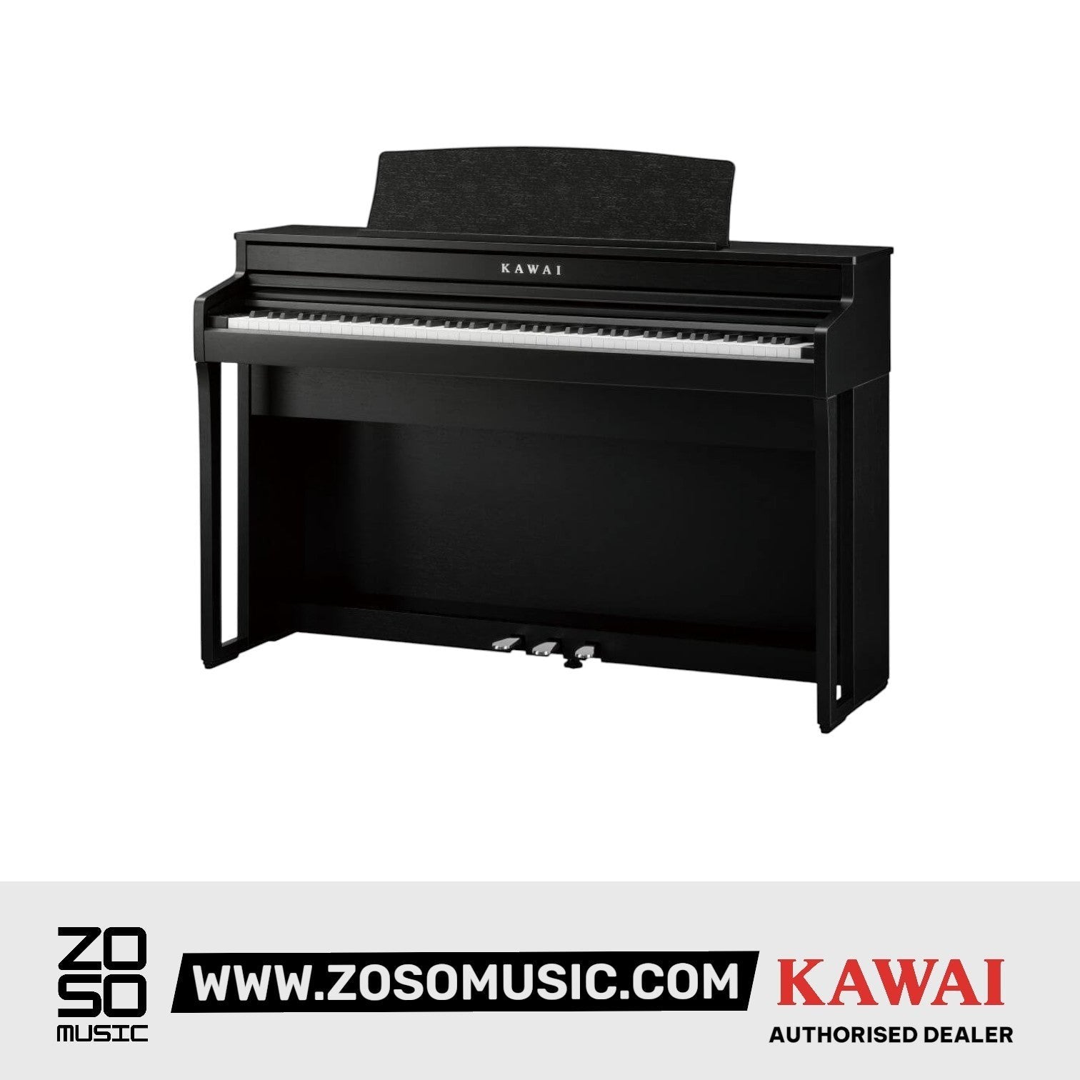 Kawai CA401 88-key Digital Piano - Premium Satin Black |  KAWAI |  PIANO-DIGITAL |  Zoso Music