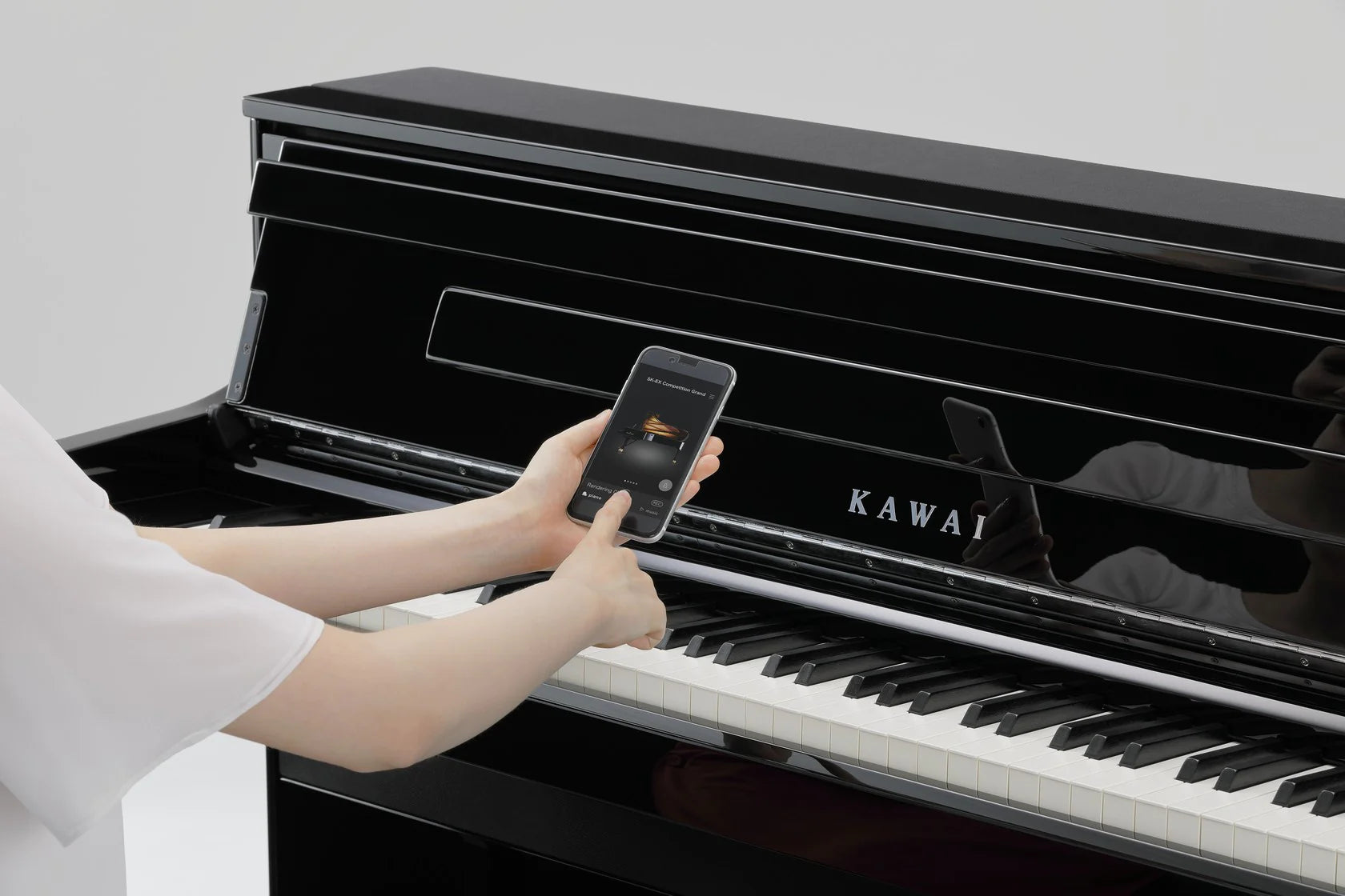 Kawai CA901 88-key Wooden-key Digital Piano - Natural Walnut