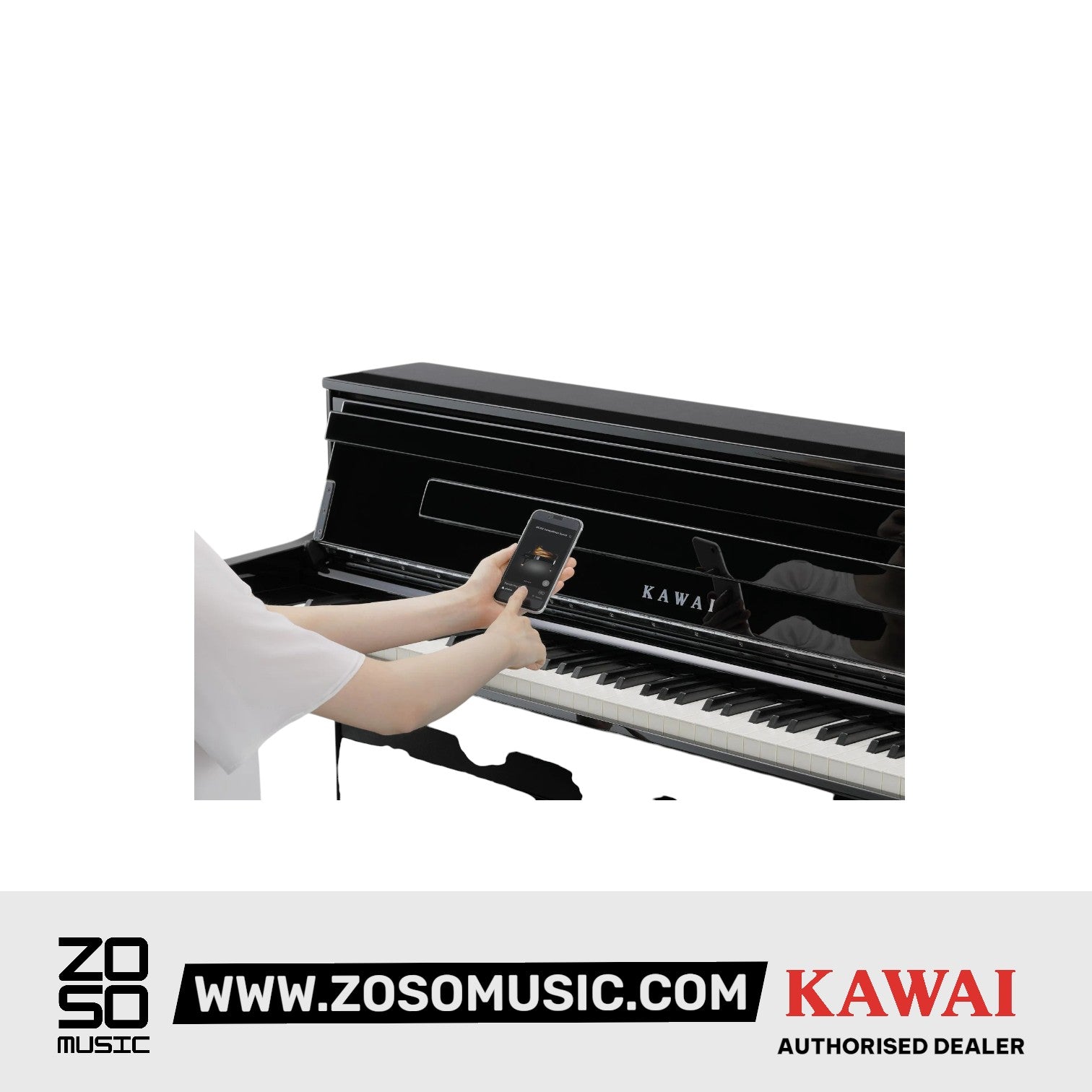 Kawai CA901 88-key Wooden-key Digital Piano - Premium Satin White |  KAWAI |  PIANO-DIGITAL |  Zoso Music