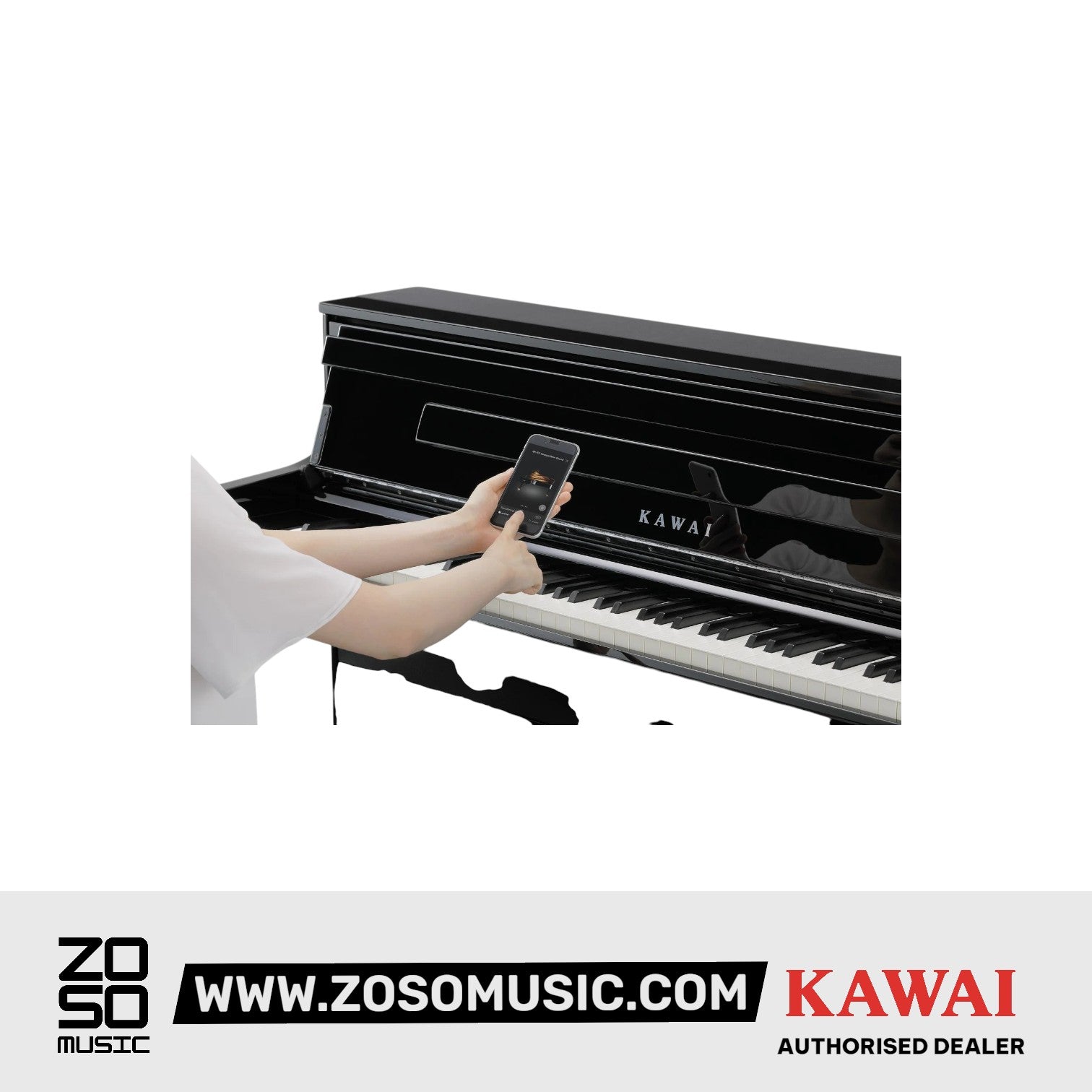 Kawai CA901 88-key Wooden-key Digital Piano - Ebony Polished |  KAWAI |  PIANO-DIGITAL |  Zoso Music