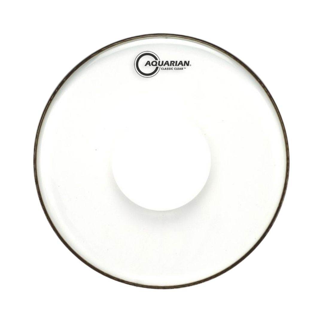 Aquarian CCPD Classic Clear with Power Dot 1ply 10mil Drum Head | Zoso Music Sdn Bhd