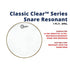Aquarian CCSN Classic Clear Snare Resonant 1ply 3mil Snare Bottom Drum Head |  AQUARIAN |  DRUM HEAD |  Zoso Music