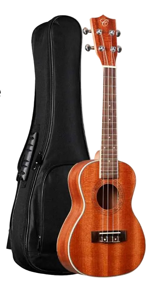 CHARD WD-24THX Mahogany Concet 24inch Ukulele | Zoso Music Sdn Bhd