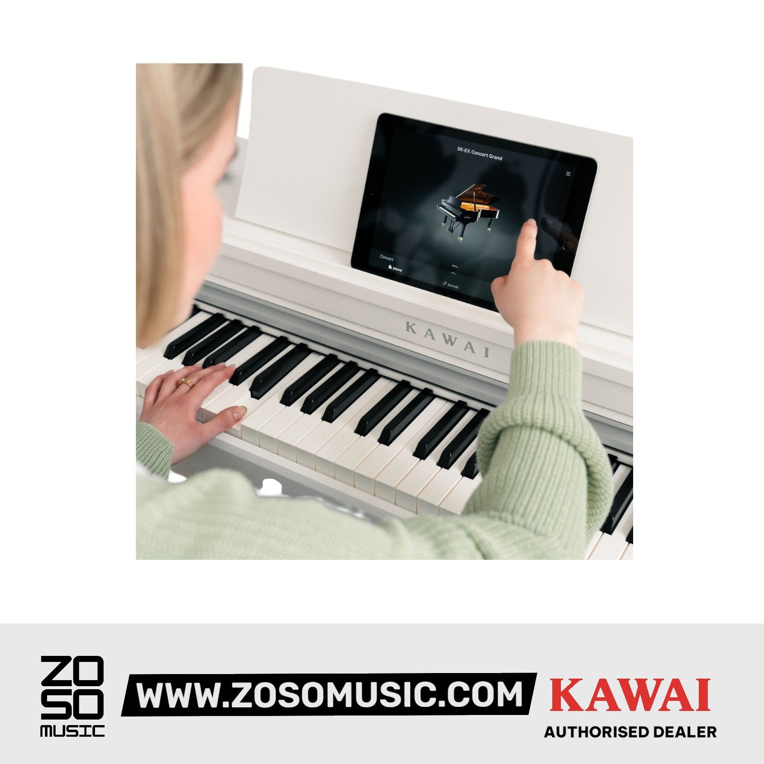 Kawai CN201 Digital Piano - White |  KAWAI |  PIANO-DIGITAL |  Zoso Music