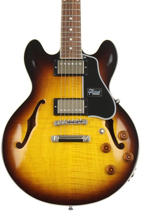 Gibson CS-336 Figured Top Gloss Electric Guitar, Vintage Sunburst
