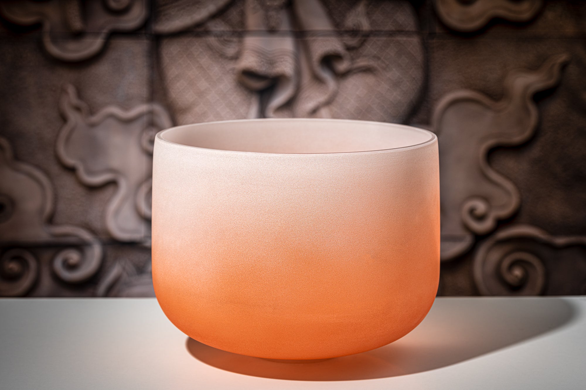 Meinl Sonic Energy CSBC13D 13" Crystal Singing Bowl Color-frosted, Note D4, Sacral Chakra |  MEINL |  SINGING BOWL |  Zoso Music