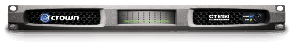 Crown CT 8150 Eight-Channel, 125W @ 4Ω Power Amplifier ( CT8150 / CT-8150 )
