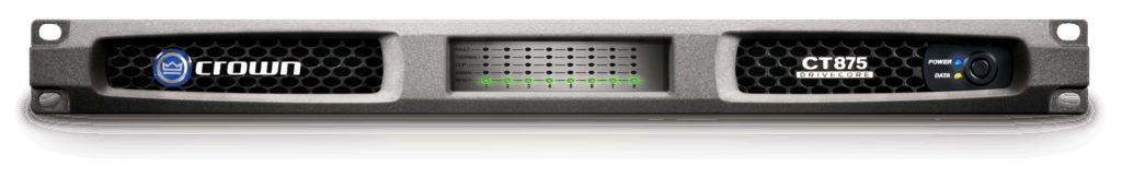 Crown CT 875 Eight-Channel, 75W @ 4Ω Power Amplifier ( CT-875 / CT875 )