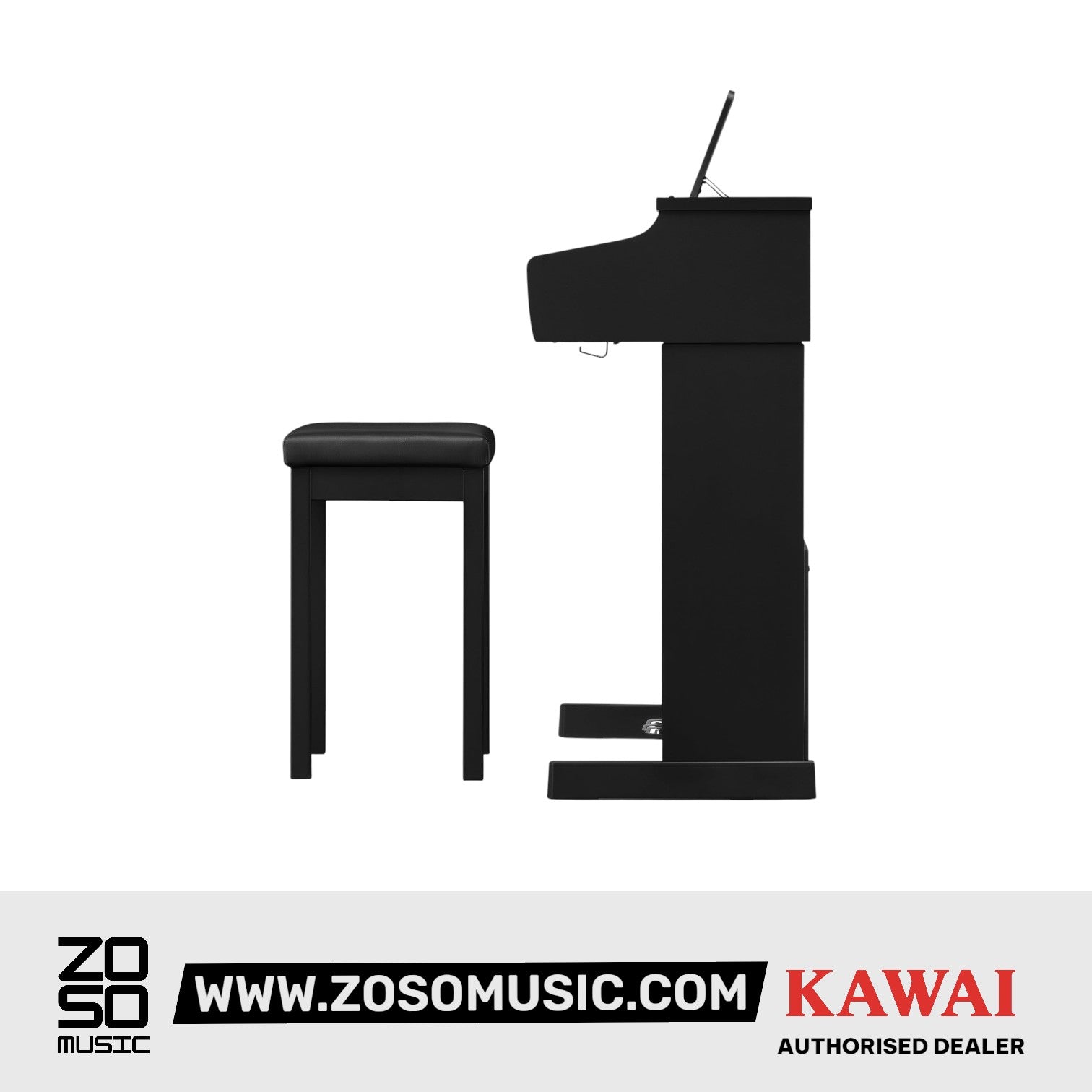 Kawai CX102 Upright Piano - Embossed Black |  KAWAI |  PIANO-UPRIGHT |  Zoso Music