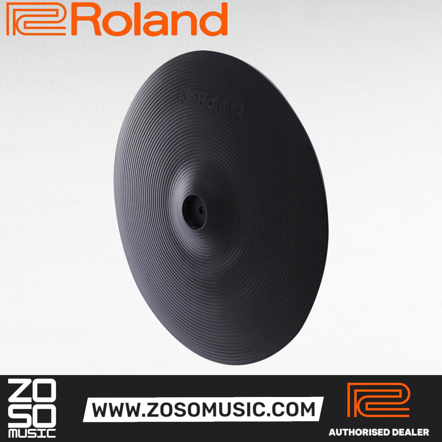 Roland V-Cymbal CY-14C-T Electronic Thin Crash Cymbal Controller |  ROLAND |  DRUM-HARDWARE |  Zoso Music