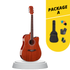 Caesar X-415C 41" Acoustic Guitar Dreadnought Cutaway Mahogany |  CAESAR |  ACOUSTIC GUITAR |  Zoso Music