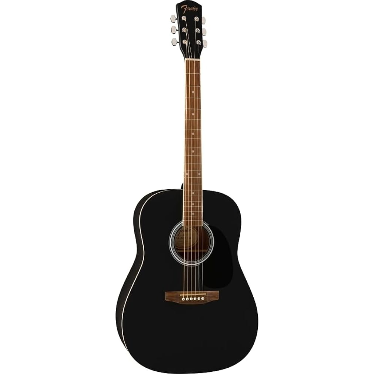Fender FA-25 Dreadnought Acoustic Guitar, Black