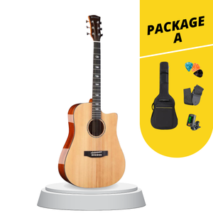 Caesar K-41C 41" Solid Top Acoustic Guitar, Natural |  CAESAR |  ACOUSTIC GUITAR |  Zoso Music