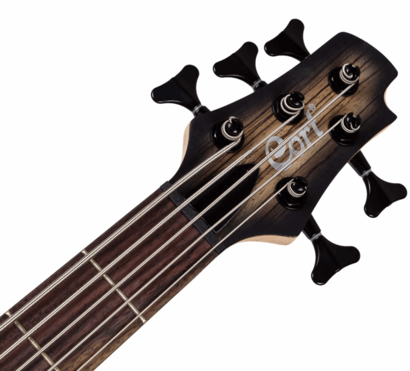 Cort C5 Plus ZBMH 5 String Electric Bass With Bag Trans Black Burst | CORT , Zoso Music